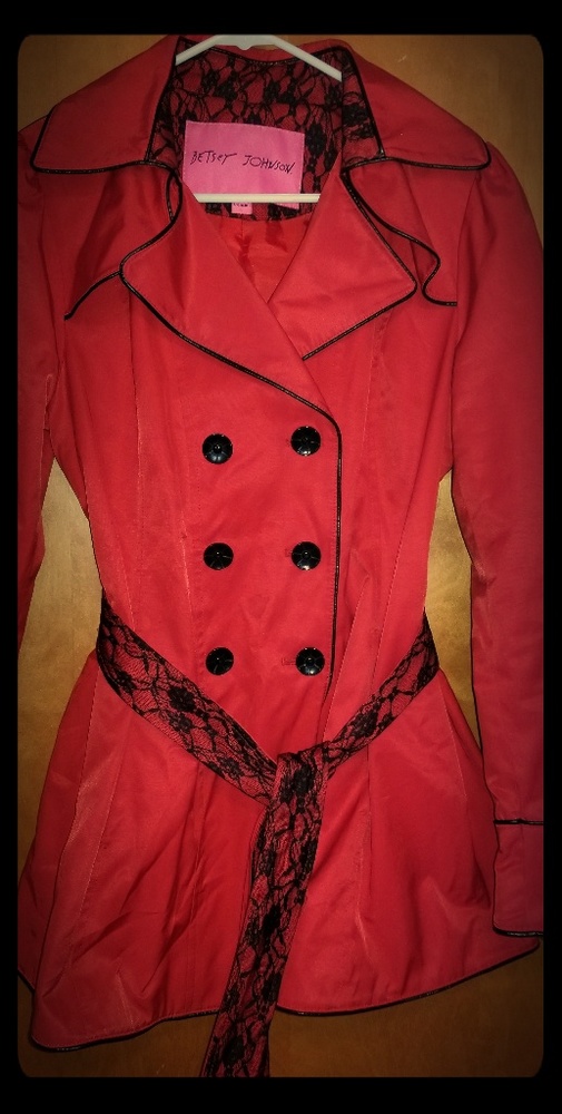 Betsey Johnson trench coat